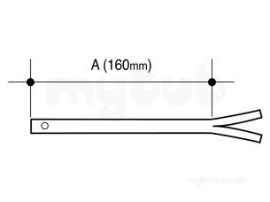 Osma Above Ground Drainage -  0t986b Osma Build In Spike 300mm